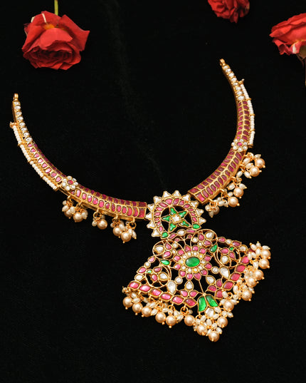 Kundan Neck Set (Kante) 112054