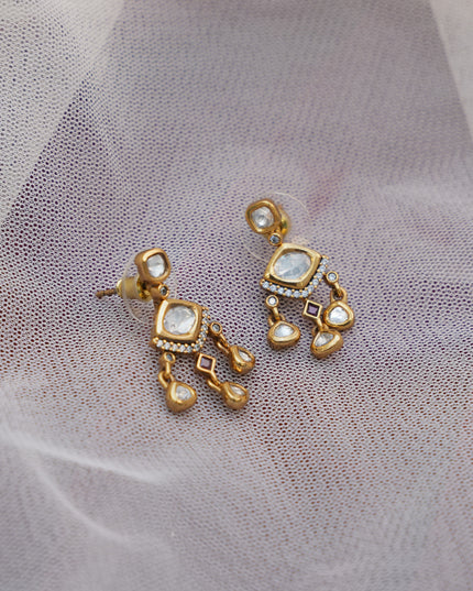 Moissanite Earrings 113110