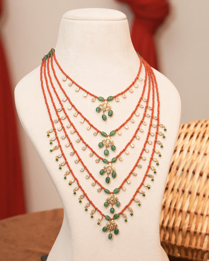 Coral Beads Mala 113149