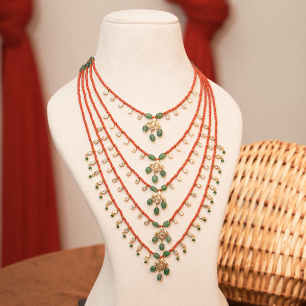 Coral Beads Mala 113149