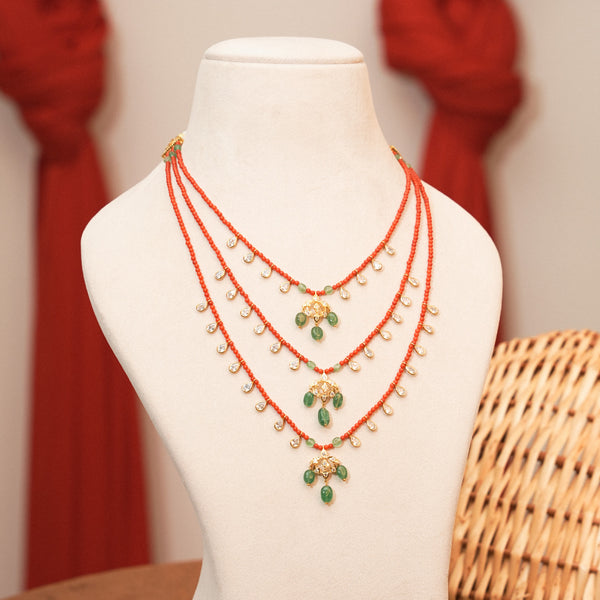Coral Beads Mala 113153