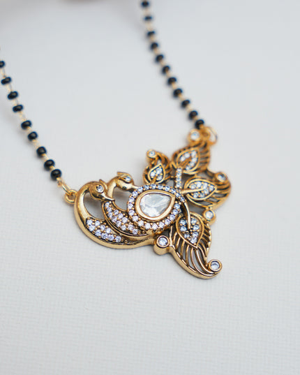 Blackbeads with moissanite Pendent 113160