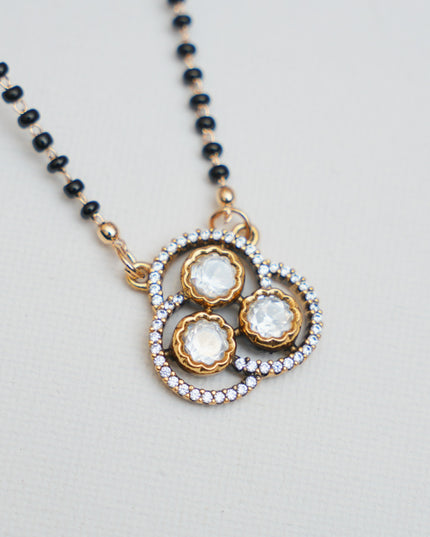 Blackbeads with moissanite Pendent  113163
