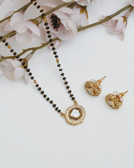 Blackbeads with moissanite Pendent 113164