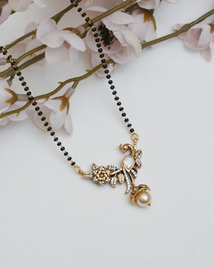 Blackbeads with moissanite Pendent  113165