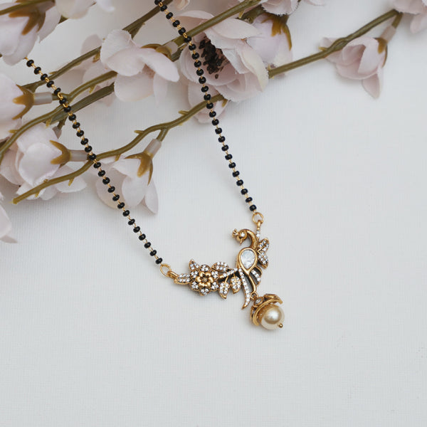 Blackbeads with moissanite Pendent  113165