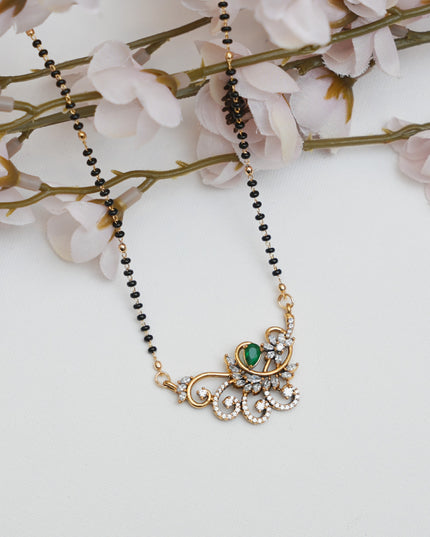 Blackbeads with moissanite Pendent  113166