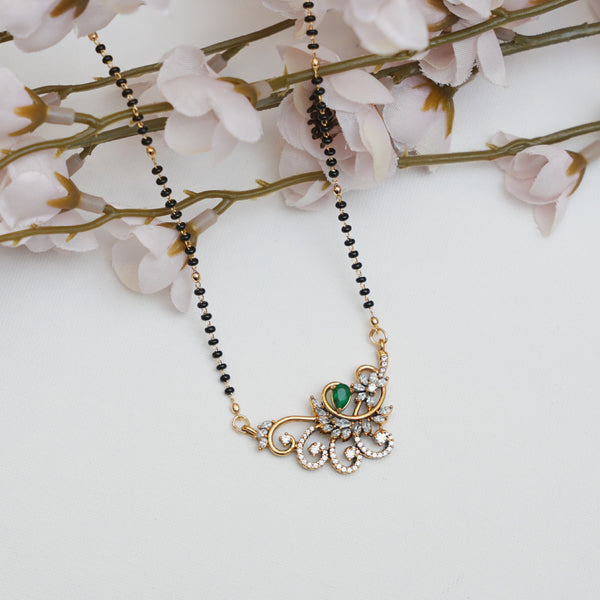 Blackbeads with moissanite Pendent  113166