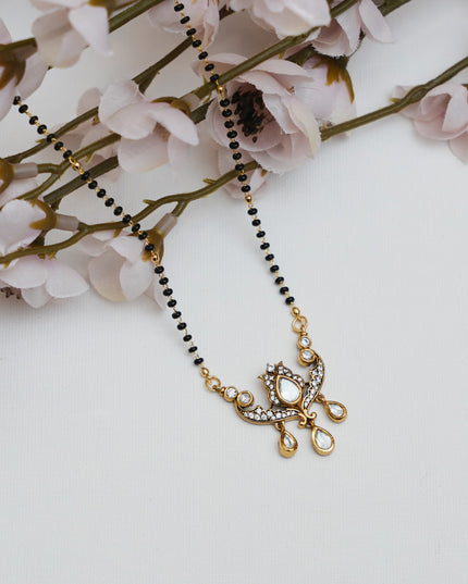 Blackbeads with moissanite Pendent 113172