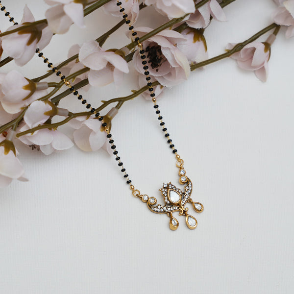 Blackbeads with moissanite Pendent 113172