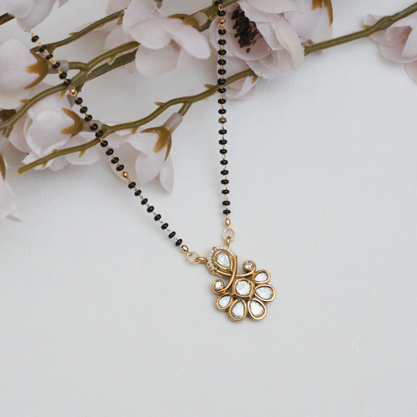 Blackbeads with moissanite Pendent 113180