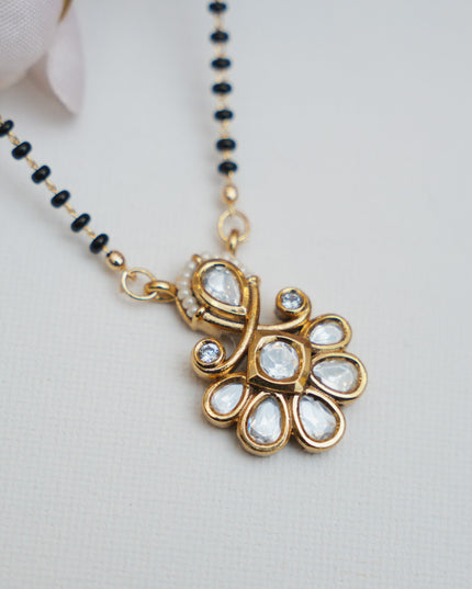 Blackbeads with moissanite Pendent 113180