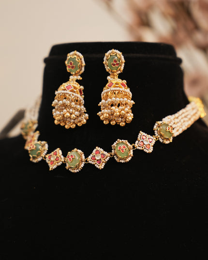 Kundan choker 113191