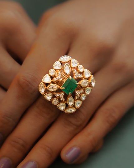 Moissanite Finger Ring 113252
