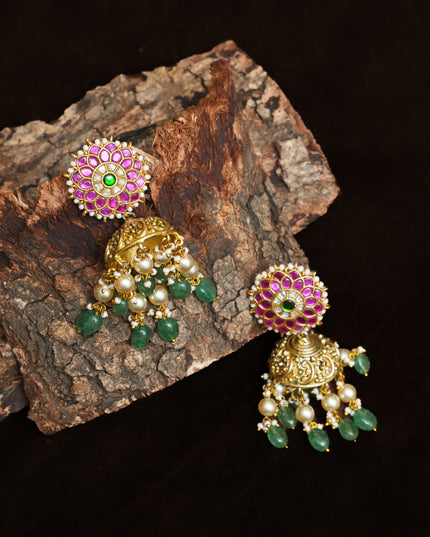 Kundan Earrings 113280