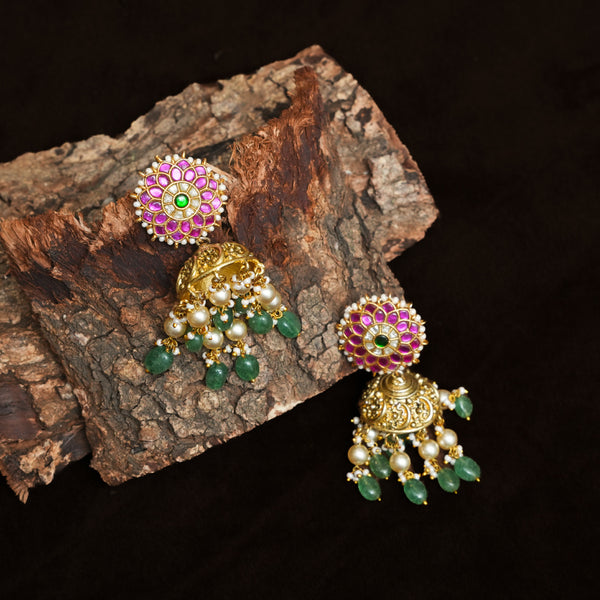 Kundan Earrings 113280