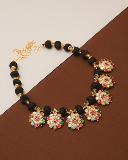 Kundan Black Tread 113362