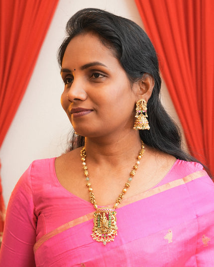 Neckset with Subramanya swamy locket 113435