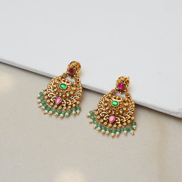 Multi color Green Beads