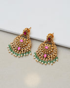 Pink Green Beads