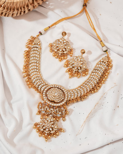 2 in 1 Kundan Neckset 113477
