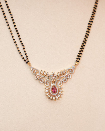 Black beads with Locket 113483