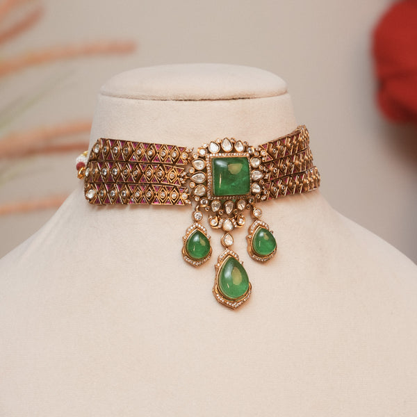 Moissanite Neckset 113494