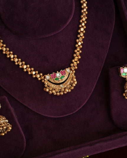 Kundan neckset 113523
