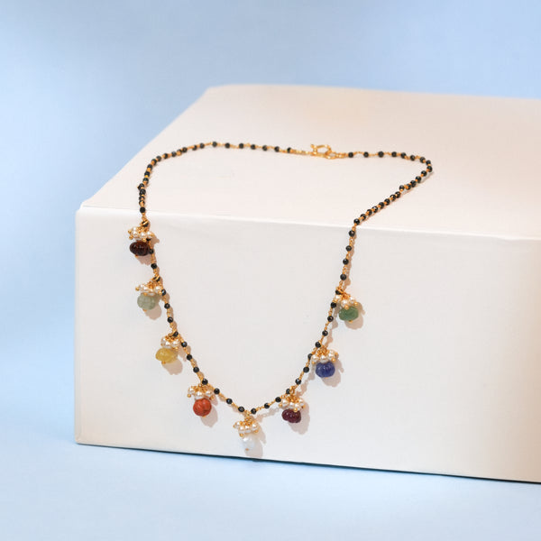 92.5 Silver Black Beads 113713