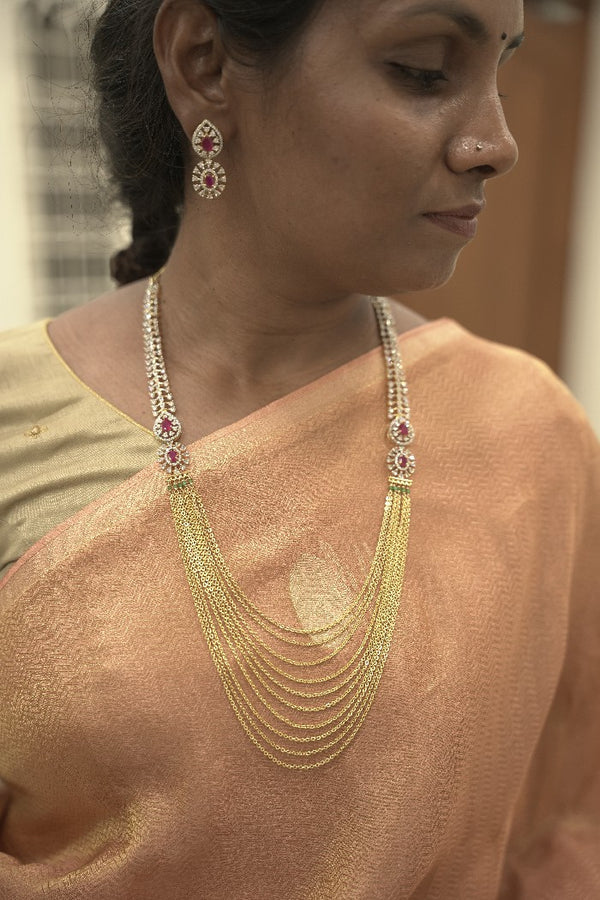 GOLD REPLICA CHANDRA HARAM 111088