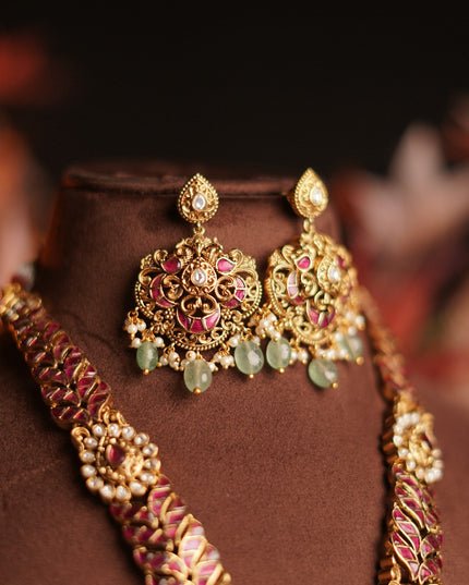 Kundan Neck set 110354