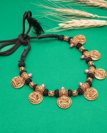 Antique Black Thread Neck set 110326