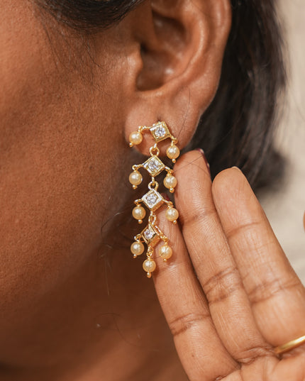 Polki Ear Rings 110261