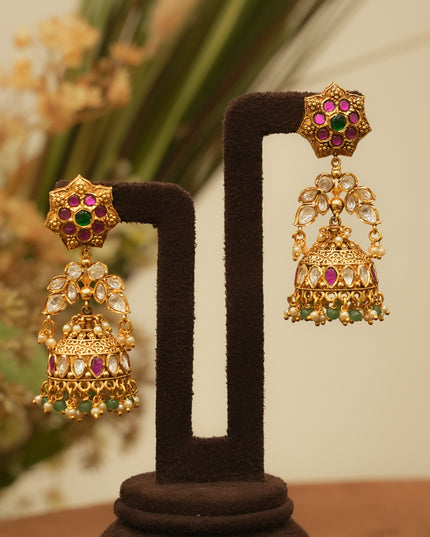 Kundan Earrings 113432