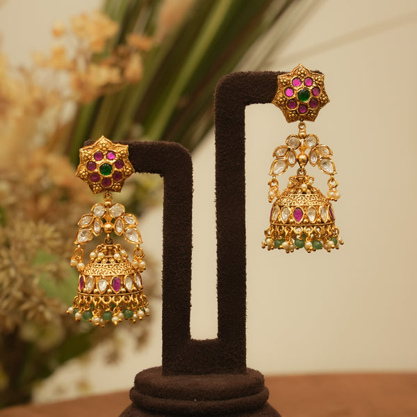 Kundan Earrings 113432