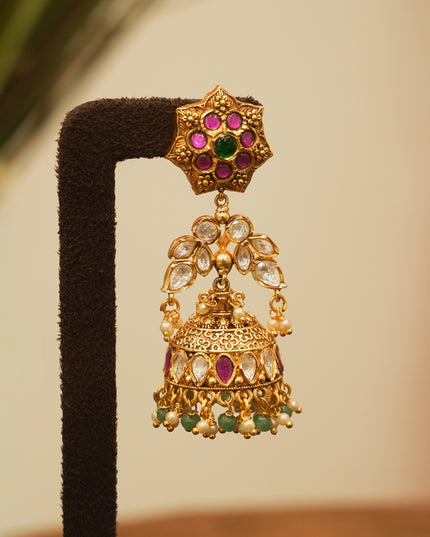 Kundan Earrings 113432