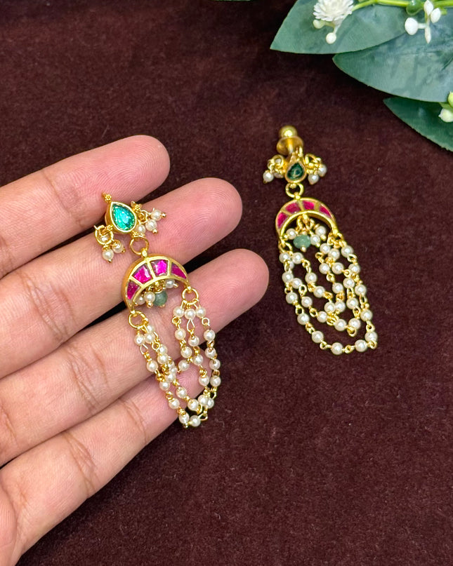 Kundan Earrings 107173