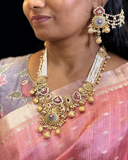 Rajwadi Neck set 110703