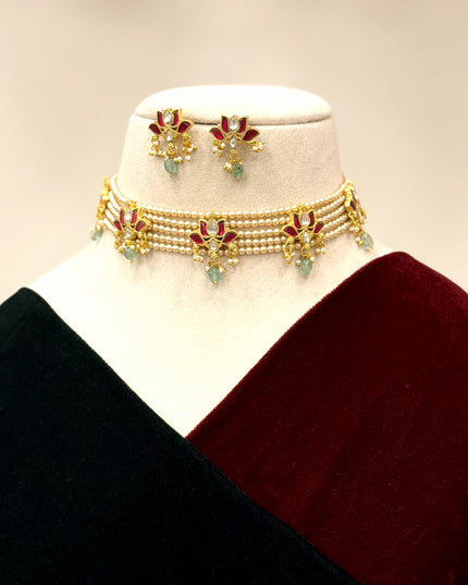 Kundan Neck Set 112030