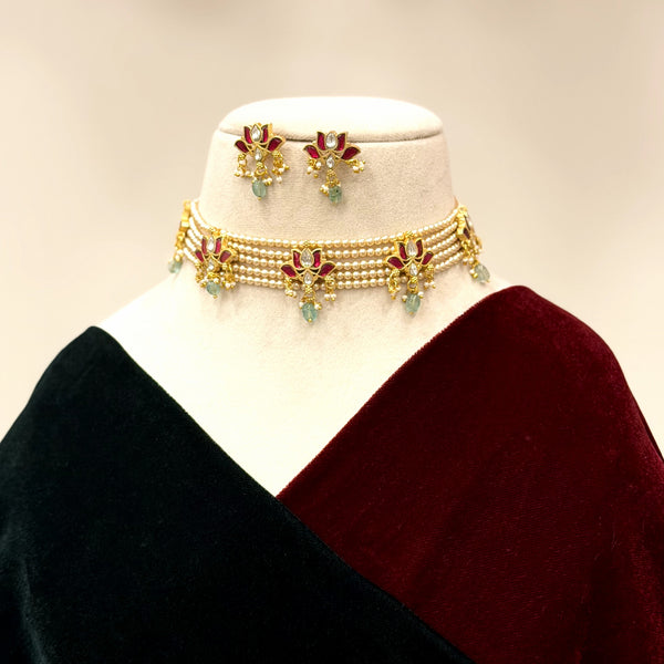 Kundan Neck Set 112030