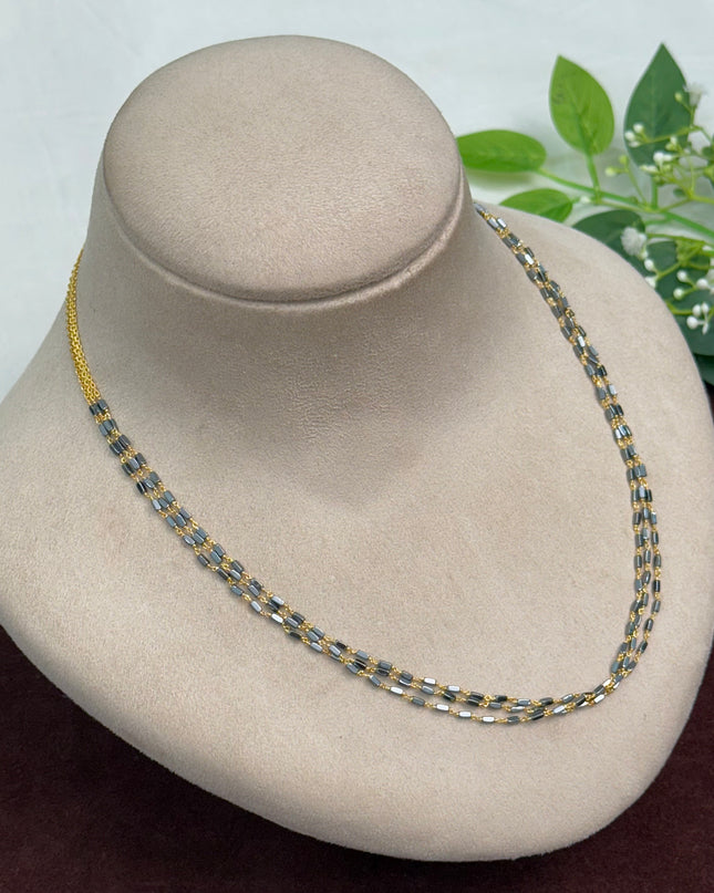 92.5 Silver Black Beads 108073