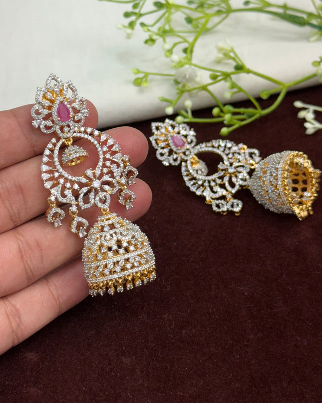 CZ Earrings 108572