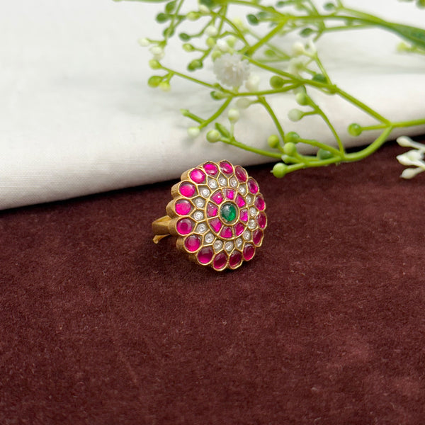 Kundan Finger Ring 108546