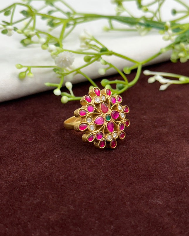 Kundan Finger Ring   108547