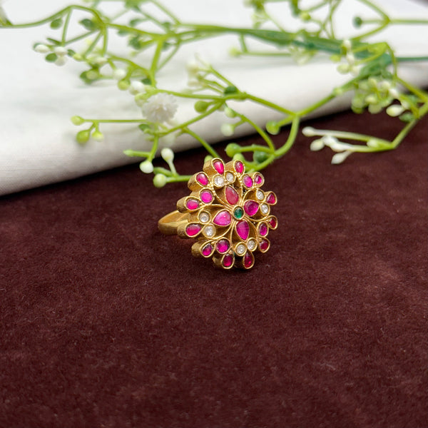 Kundan Finger Ring   108547