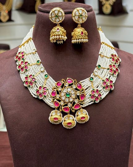 Kundan Neck Set 107446