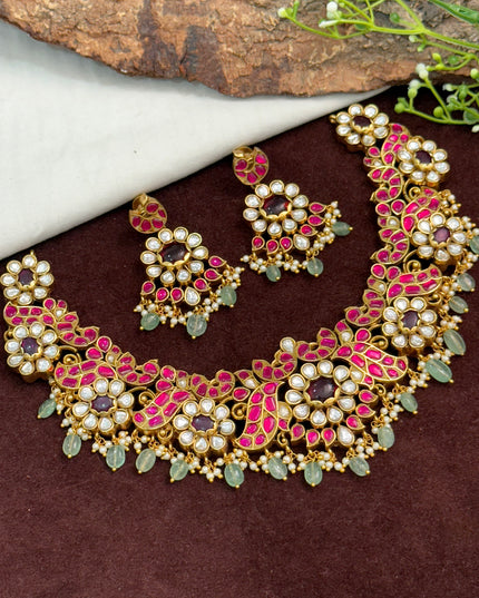 Kundan Neck Set 108593