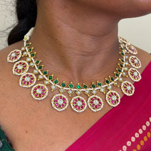 Kundan Neck Set 110670