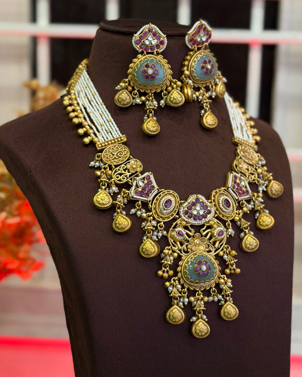 Rajwadi Neck set 110703