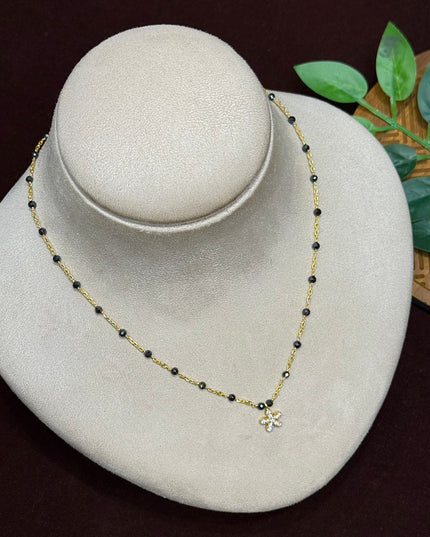 92.5 Silver Black Beads 106268